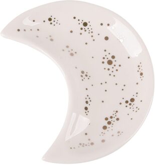 Moon Keramische Opslag Vorm Lade Sieraden Display Plaat Ketting Ring Oorbel Lade Creatieve Decoratie Mini Organizer # T1P