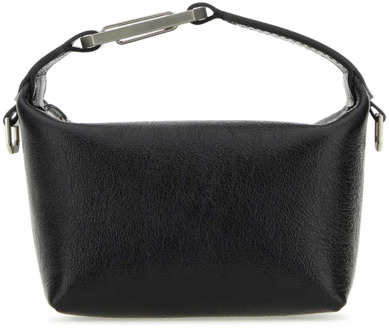 Moonbag Handtas van Zwart Leer Eéra , Black , Dames - ONE Size