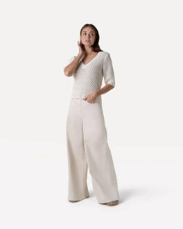 Moore denim wide - - maat L Beige