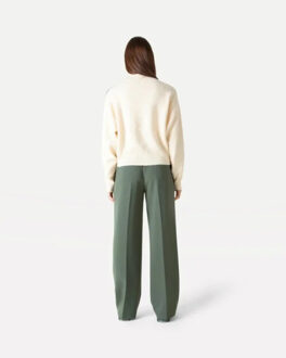 Moore pleated pants - Groen