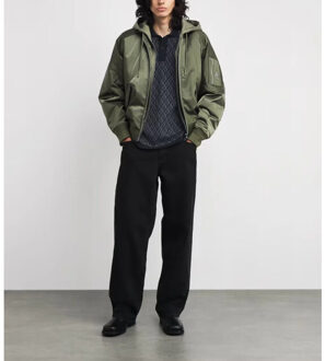 Moose Knuckles Apex knit polo mono grey - maat XS Zwart