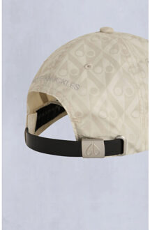 Moose Knuckles Crescent logo cap monogram alabaster Beige - One size
