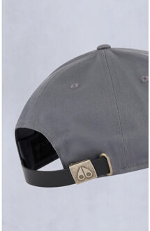Moose Knuckles Logo icon cap cement nickel Grijs - One size