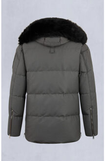 Moose Knuckles Original 3q jacket cement shearling detachable Zwart - XL