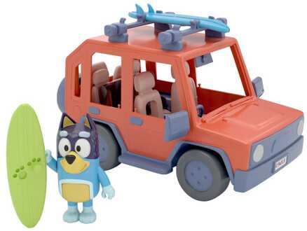 Moose Toys Bluey Action Figure with Vehicle Bluey Family Cruiser