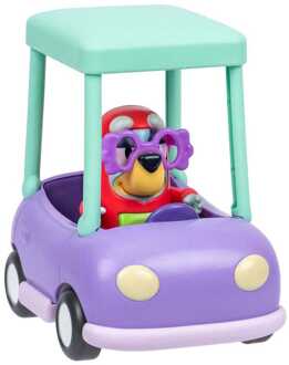 Moose Toys Bluey Mini Figure Playset Janet & Granny Car