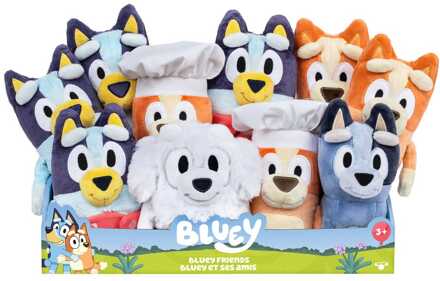 Moose Toys Bluey Plush Figures Bluey Basic 20 cm Assortment (10)