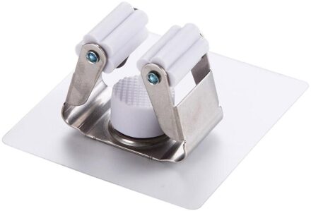 Mop Organizer Holder Wall Mounted Paraplu Hanger Haak Borstel Rack Badkamer Keuken Organizer Storage Tool wit