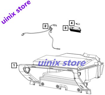 Mopar Courtesy Lamp Voor Dodge Chrysler Jeep Oem 68163956AA