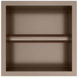 &MORE Inbouw nis & borstelgarnituur 90x16x12,6cm Tuscan Bronze
