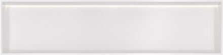 &MORE Inbouwnis 30x120x10cm met LED IP44 Mat Wit