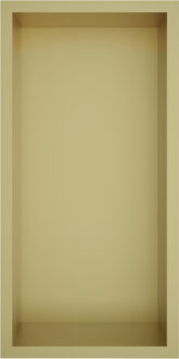 &MORE Inbouwnis 30x15x10cm Geborsteld Messing PVD