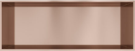 &MORE Inbouwnis 30x80x10cm Geborsteld Koper PVD