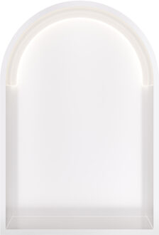 &MORE Inbouwnis Toogmodel 30x45x10cm met LED IP44 Mat Wit