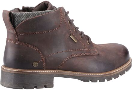 Moreton Leren Heren Bruine Enkellaarzen