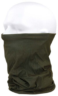 Morf sjaal groen voor motorrijders - Hals mond neus bandana / doek - Anti stof wrap voor gezicht