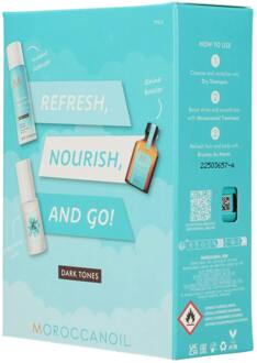 Moroccanoil Haarolie Moroccanoil Refresh, Nourish And Go! DarkTones 25 ml + 62 ml + 30 ml