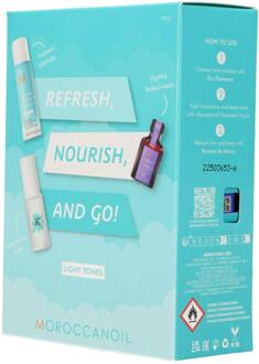 Moroccanoil Haarolie Moroccanoil Set Refresh, Nourish And Go! Light Tones 25 ml + 62 ml + 30 ml