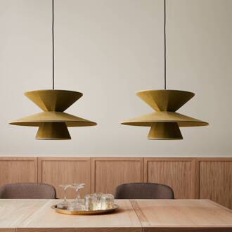 Morphic hanglamp, groen, vilt, Ø 50 cm