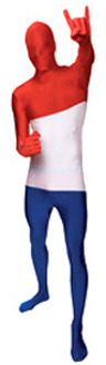 Morphsuits Originele morphsuit Nederland vlag L (160-175 cm)