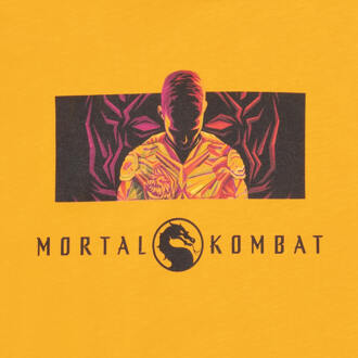 Mortal Kombat Women's Cropped T-Shirt - Mosterd Geel - L - Mustard