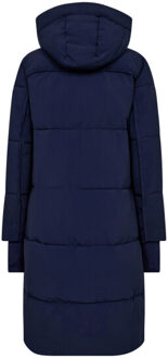 Mos Mosh 170810 241 mosmosh mm ollie terma long coat maritime blue Blauw