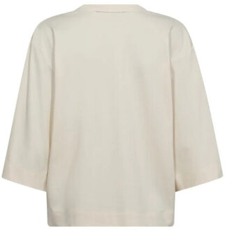 Mos Mosh 172590 159 mosmosh mm salmo o-3/4 sleeve tee fudge Veelkleurig