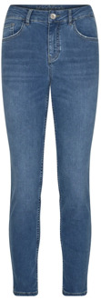 Mos Mosh Aansluitende Cropped Jeans met Geborduurde Details MOS Mosh , Multicolor , Dames - W31