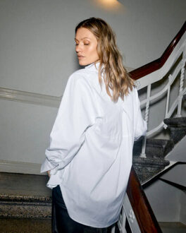 Mos Mosh Blouse lange mouw 140010 enola Wit