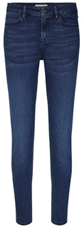 Mos Mosh High-Rise Skinny Fit Blauwe Denim Jeans MOS Mosh , Blue , Dames - W26,W28,W27,W33,W30,W29