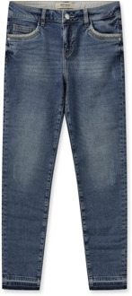 Mos Mosh Slim-Fit Mateos Jeans met Geborduurde Details MOS Mosh , Blue , Dames - W28,W32
