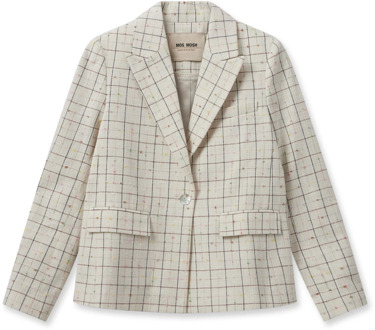 Mos Mosh Stijlvolle Blazer voor Vrouwen MOS Mosh , Beige , Dames - Xl,M