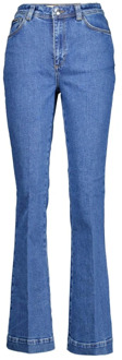 Mos Mosh Stijlvolle Jessica Kyoto Blauwe Flared Jeans MOS Mosh , Blue , Dames - W28,W27,W26,W31,W29,W30