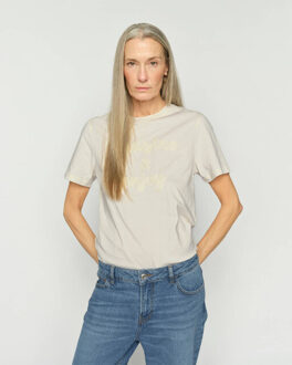 Mos Mosh T-shirt 177270 makri - maat S Wit