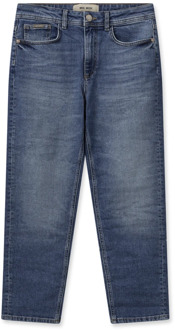 Mos Mosh Trendy Boyfriend Jeans met Klassieke Zakken MOS Mosh , Blue , Dames - W24,W25