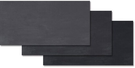 Mosa Terra Tones Vloer- en wandtegel 30x60cm 12mm gerectificeerd R10 porcellanato Koel Zwart 1014073 Koel zwart mat