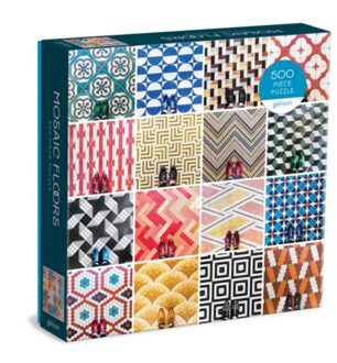Mosaic Floors 500 Piece Puzzle - Galison