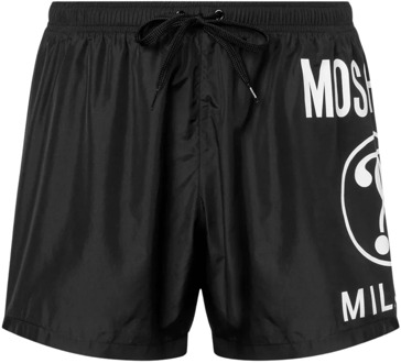 Moschino Beachwear Moschino , Black , Heren - 2Xl,L,M