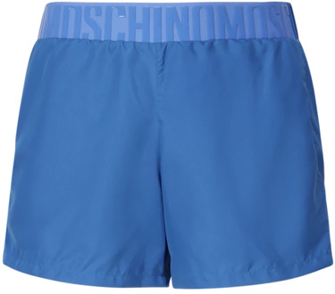 Moschino Beachwear Moschino , Blue , Heren - Xl,L,M