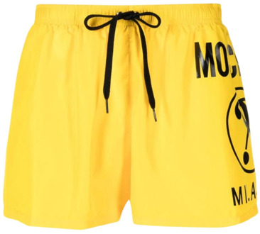 Moschino Beachwear Moschino , Yellow , Heren - 2Xl,Xl,M,S