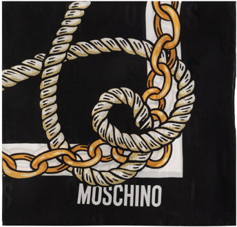 Moschino Bedrukte zijden sjaal Moschino , Multicolor , Unisex - ONE Size