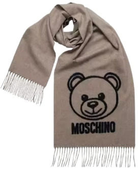 Moschino Beige Sjaals van Moschino Moschino , Beige , Heren - ONE Size