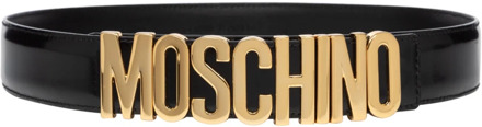 Moschino Belt Moschino , Black , Dames - M,Xs