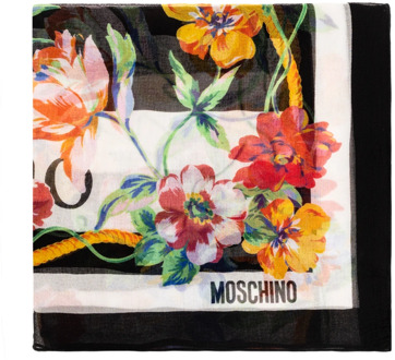 Moschino Bloemensjaal Moschino , Multicolor , Unisex - ONE Size