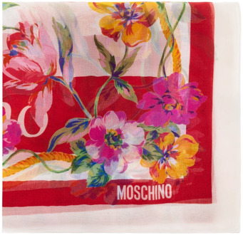 Moschino Bloemensjaal Moschino , Multicolor , Unisex - ONE Size