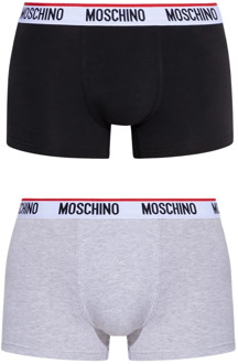 Moschino Boxershorts 2-pack Moschino , Black , Heren - XS