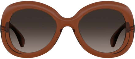 Moschino Brown SF Lens Bruine Ronde Zonnebril - maat