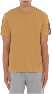 Moschino Bruine T-shirts en Polos Moschino , Brown , Heren - M,S