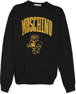 Moschino Bulldog Varsity Sweatshirt Moschino , Black , Heren - L,M