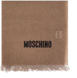 Moschino Cashmere sjaal Moschino , Brown , Unisex - ONE Size
